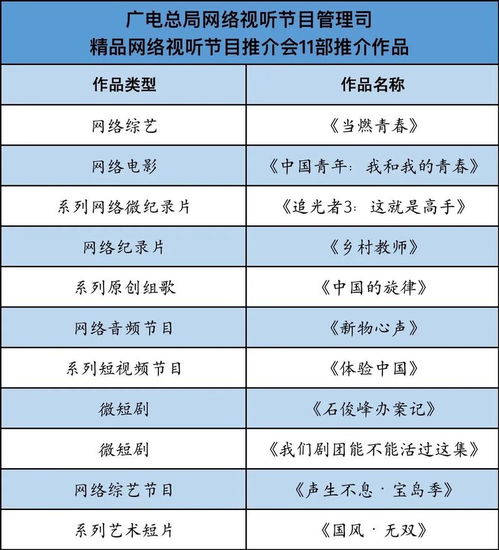 網絡視聽司召開精品節目推介會 11個項目發布最新進展，共繪信息網絡傳播視聽節目發展藍圖